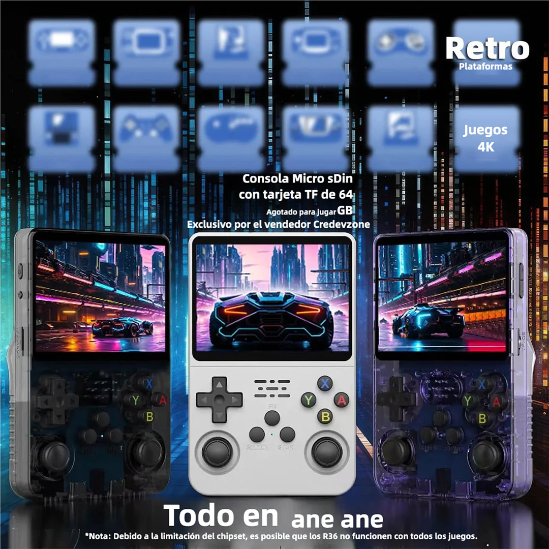 Consola Retro HD con Salida HDMI y +600 Juegos Clásicos Preinstalados – Diversión Instantánea para Toda la Familia (Modelo AJ004)